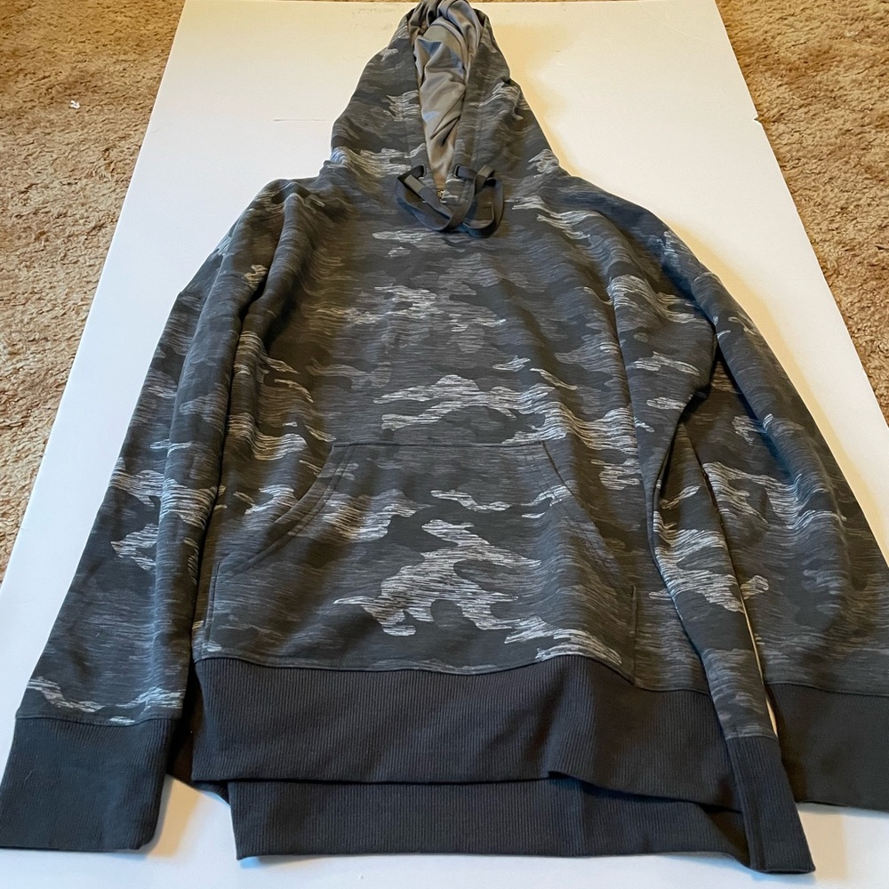 Athletic Works Men's Dark Gray Camouflage Hoodie